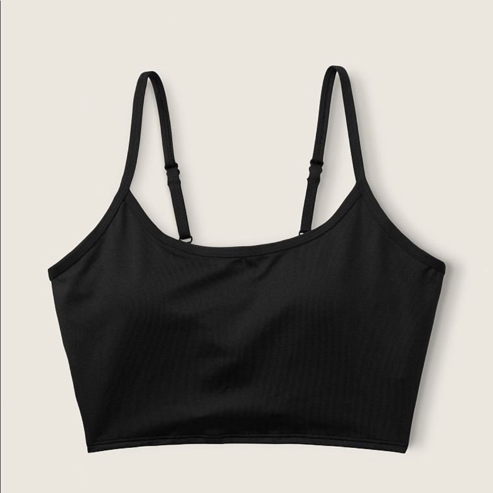 Pink Black Sports Bra